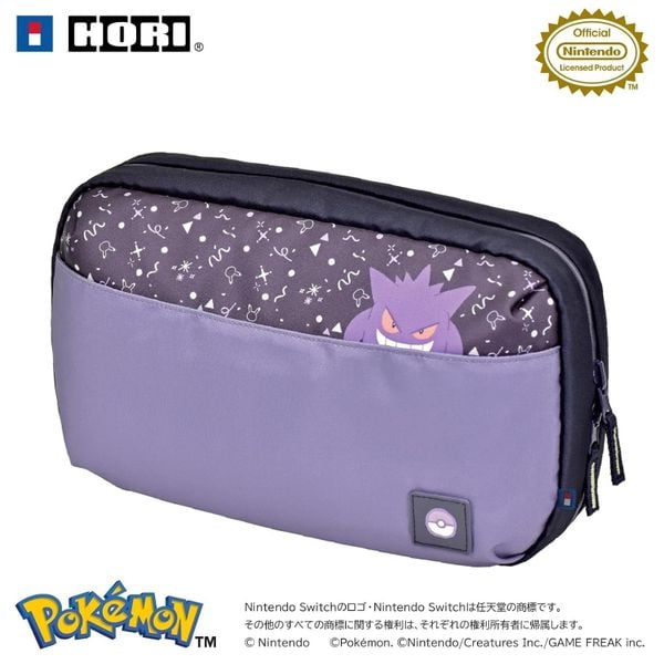 Túi đựng hai mặt Hori Nintendo Switch 2 Reversible Travel Pouch - Gengar & Mimikyu