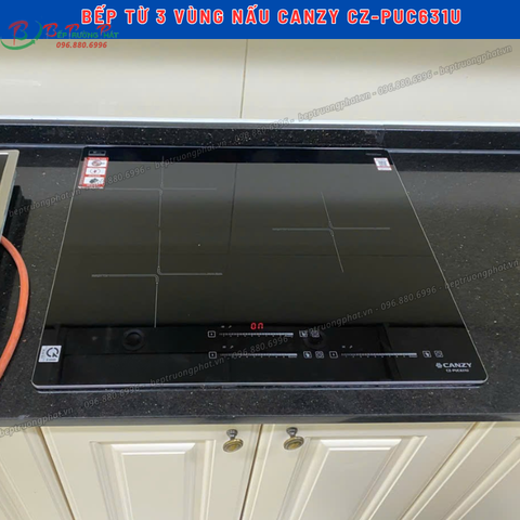 Bếp 3 từ Canzy CZ-PUC631U, hàng chính hãng, bảo hành 3 năm