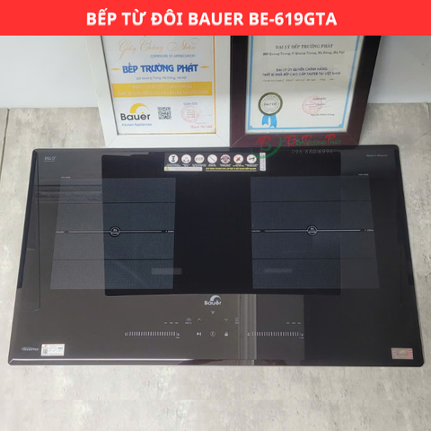 Bếp Từ BAUER BE 619GTA (Malaysia)- BH chính hãng 3 năm- tặng hút mùi