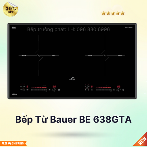 Bếp Từ Đôi Cảm Ứng Bauer BE 638GTA