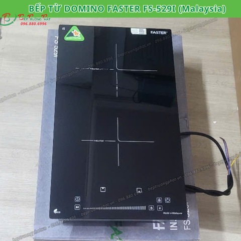 Bếp từ đôi Domino Faster FS-529I | Bếp kích thước nhỏ, để dọc, (Malaysia)
