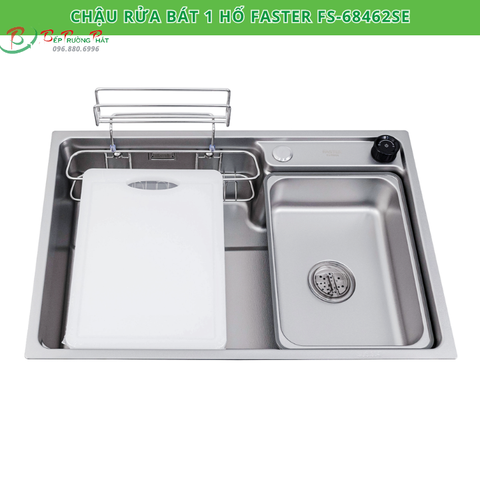 Chậu rửa bát 1 hố Faster FS-68462SE | chống xước, bám bẩn