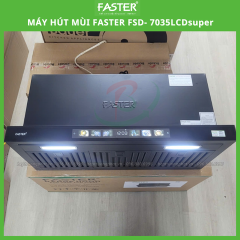 Máy hút mùi âm tủ Faster FSD-7035LCD Super- 9 cấp độ hút