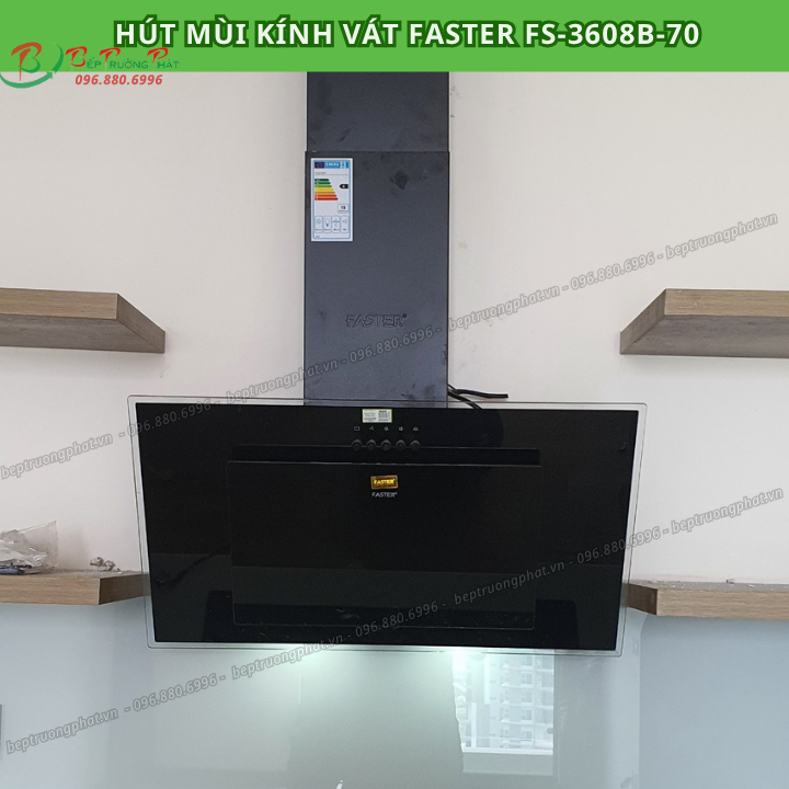 Máy hút mùi Faster FS-3608B-70, BH chính hãng 2 năm