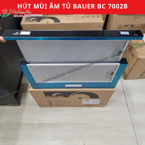 Máy hút mùi âm tủ Bauer BC-7002B/6002B- Công suất 1000m3/h