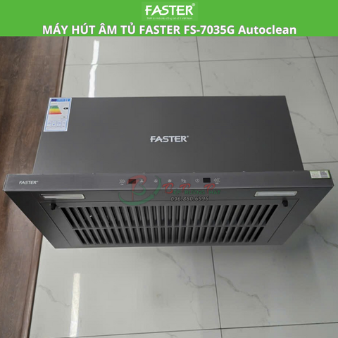 Máy hút mùi âm tủ Faster FS-7035G Autoclean | tự động làm sạch | hút êm , khỏe