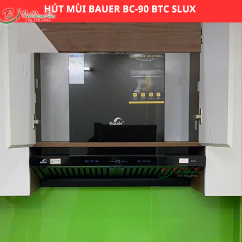 Máy hút mùi chữ T Bauer BC 90BTC SLUX | Chức năng tự động làm sạch