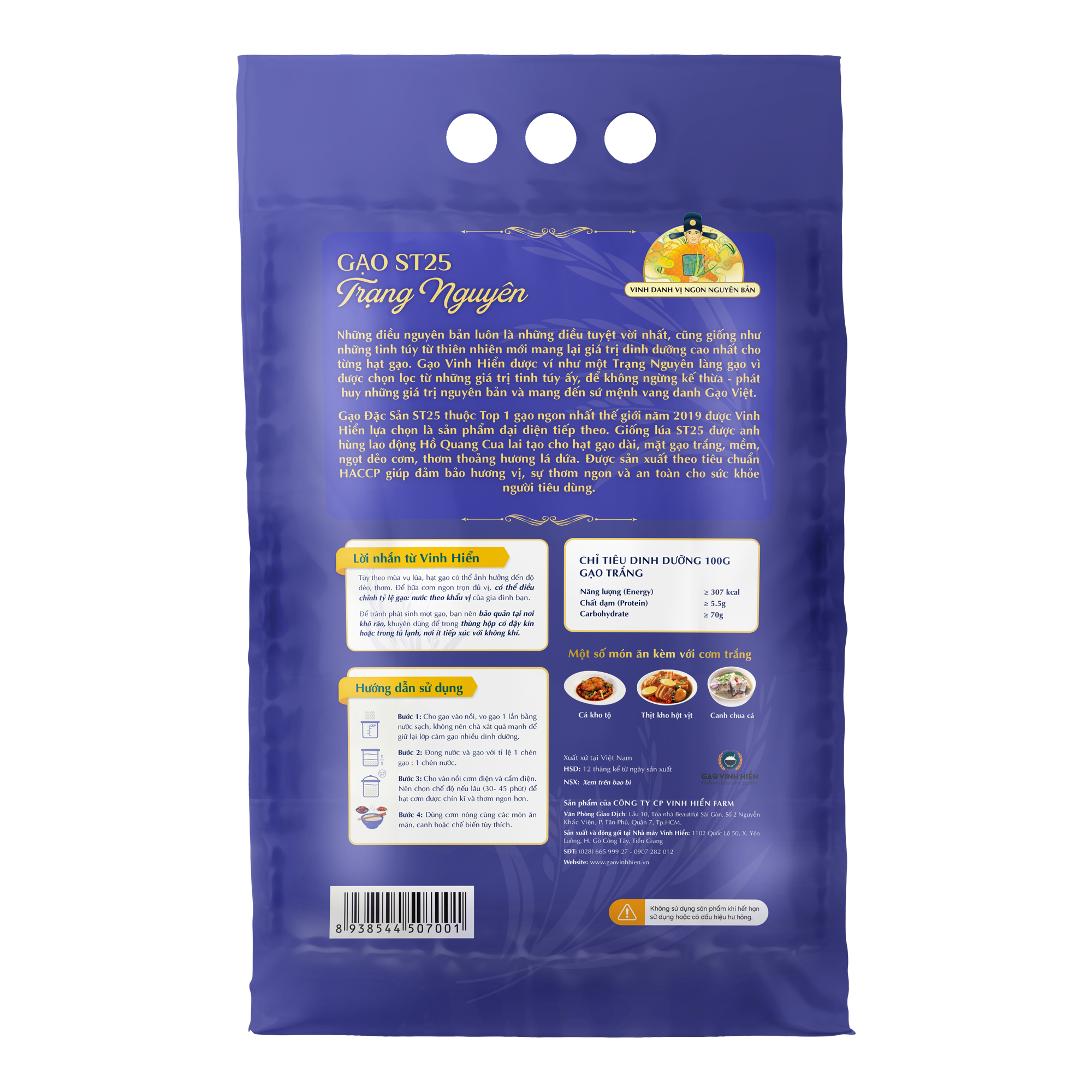  Gạo ST25 Trạng Nguyên 5KG 