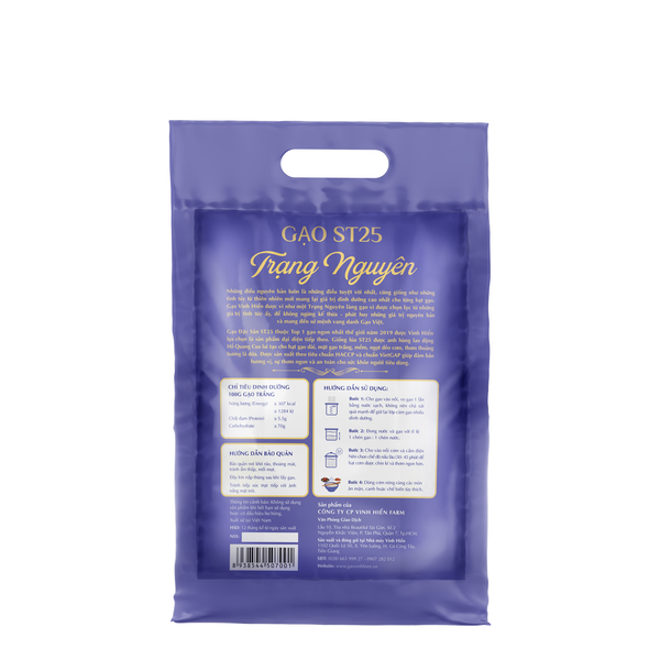  Gạo ST25 Trạng Nguyên 2KG 