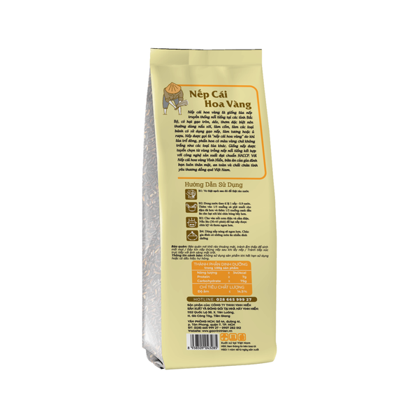  Nếp Cái Hoa Vàng Vinh Hiển- Túi 1KG 