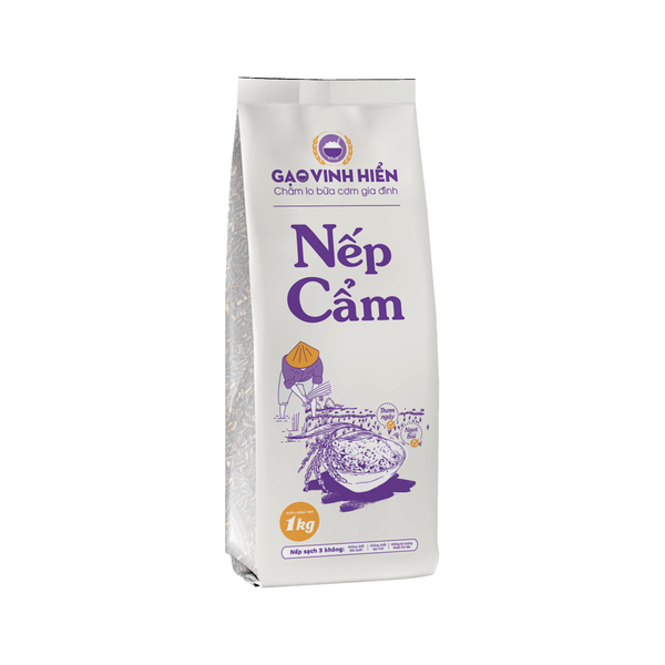  Nếp Cẩm Vinh Hiển- Túi 1KG 