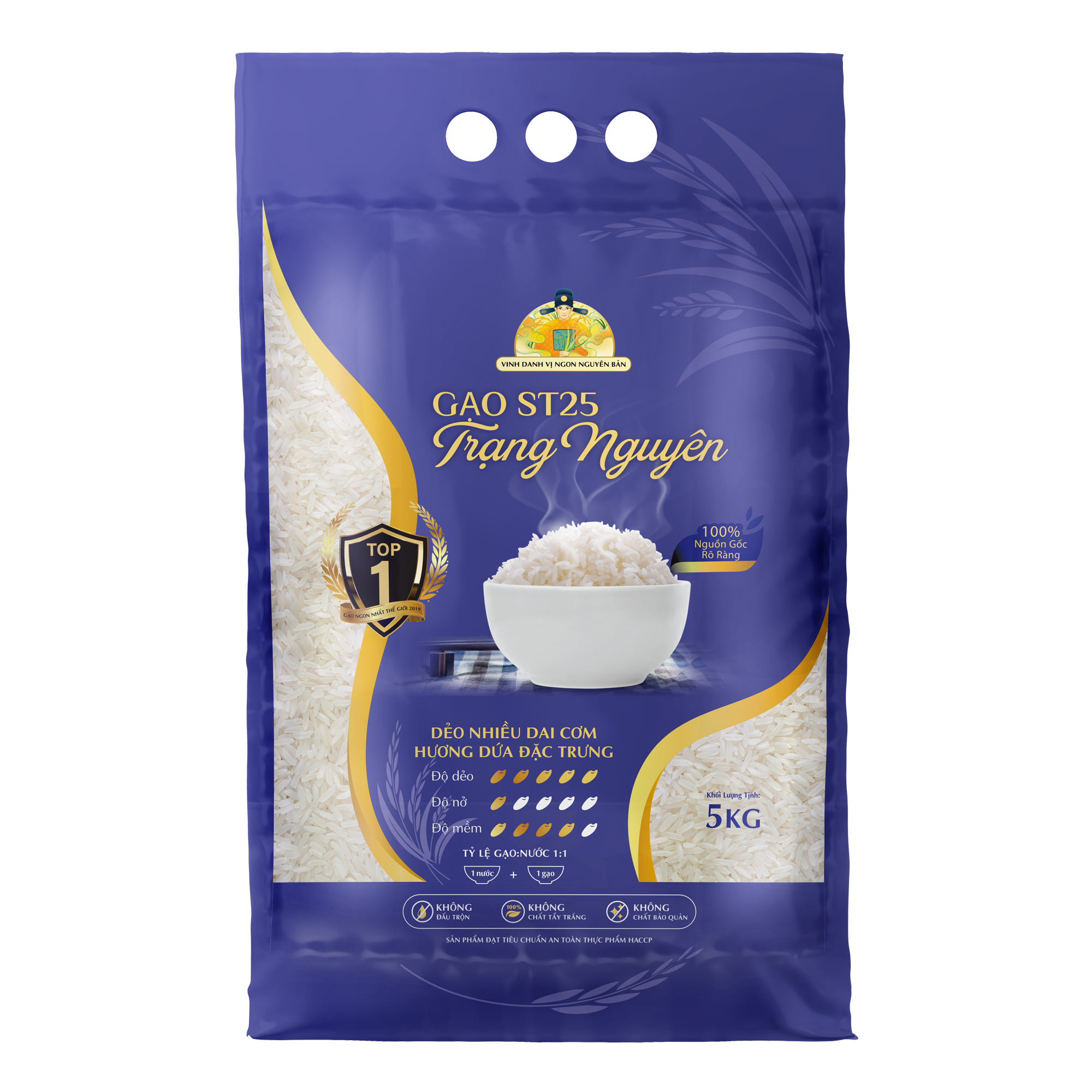  Gạo ST25 Trạng Nguyên 5KG 