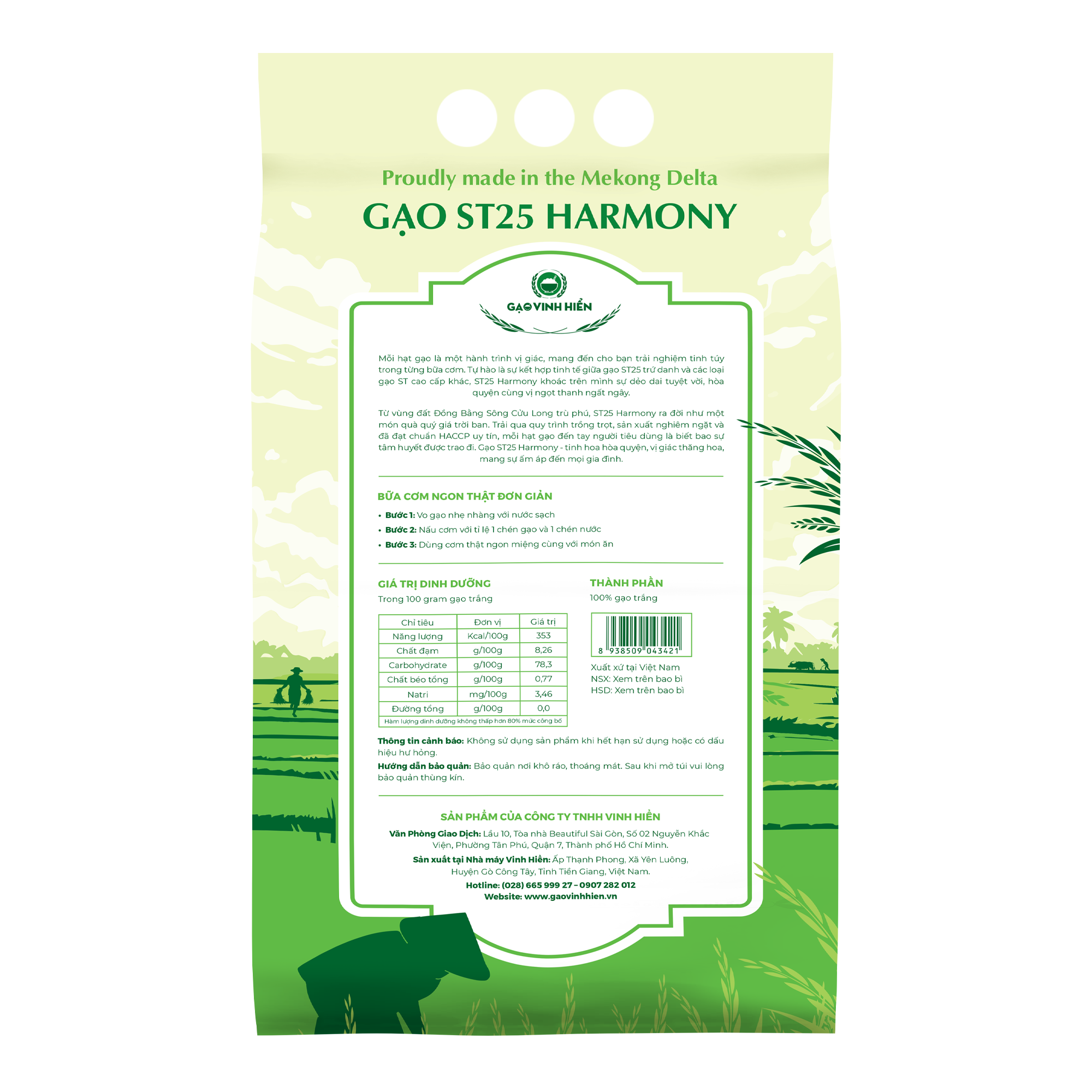  Gạo ST25 Harmony Vinh Hiển- Vị ngon hòa quyện 