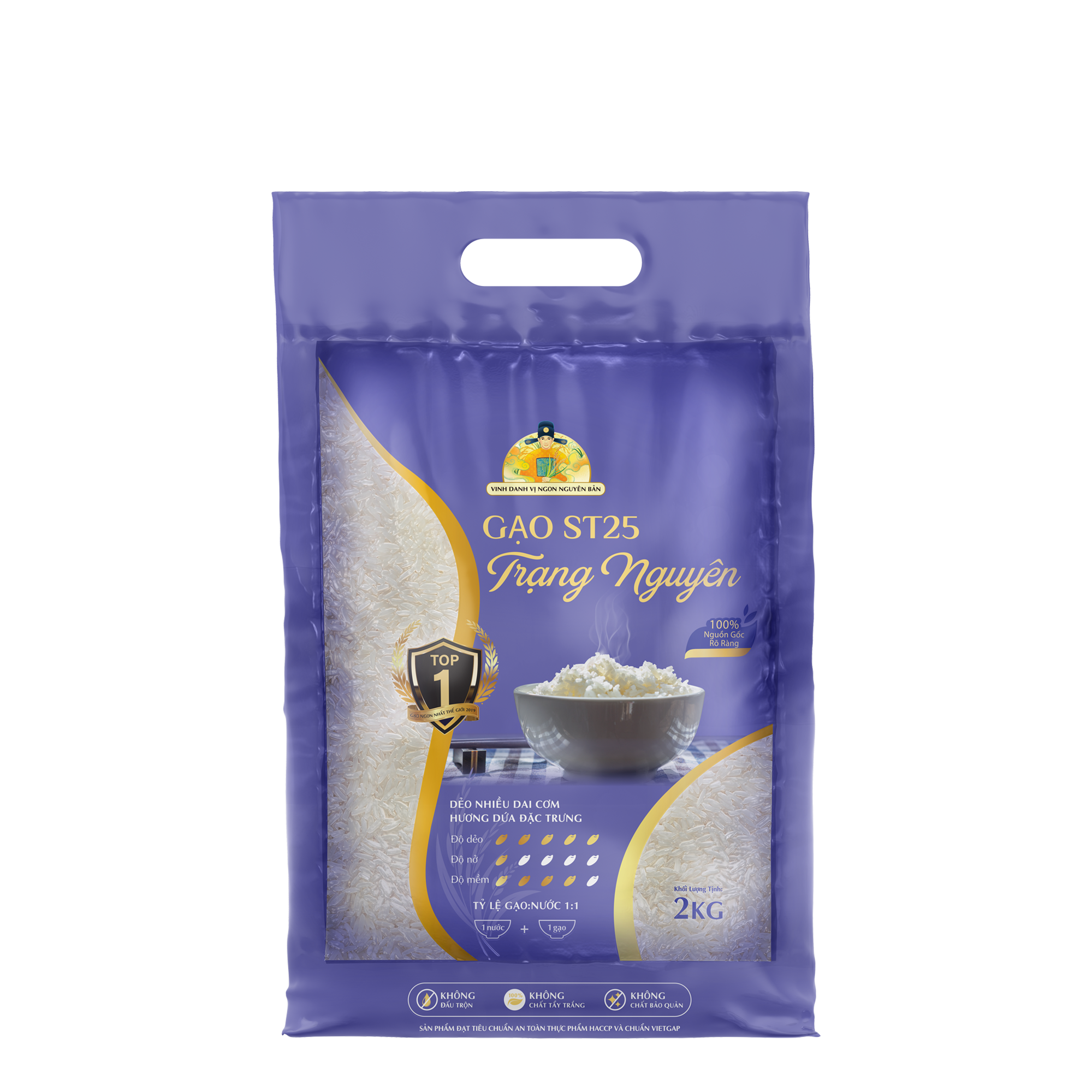  Gạo ST25 Trạng Nguyên 2KG 