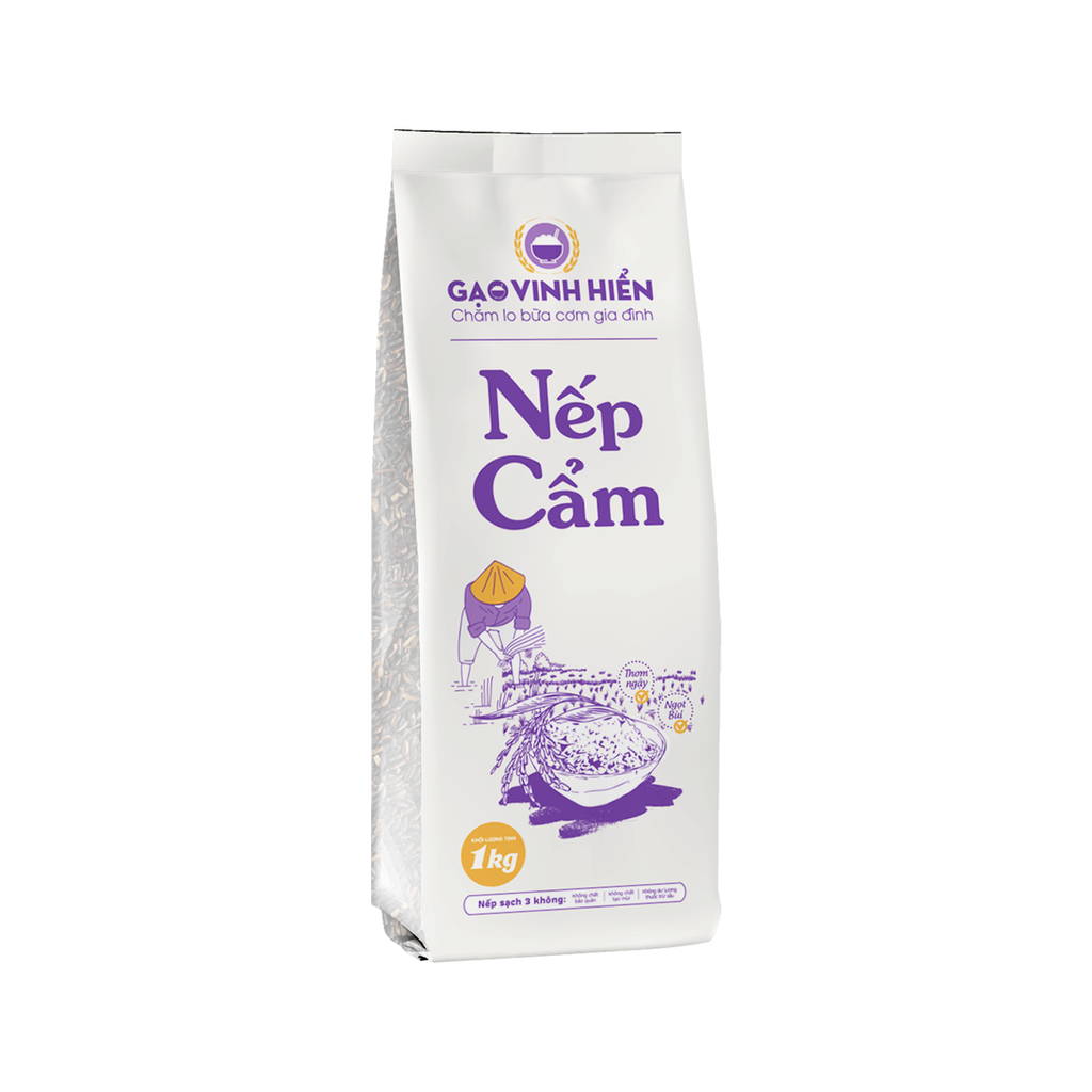  Nếp Cẩm Vinh Hiển Túi 1KG 