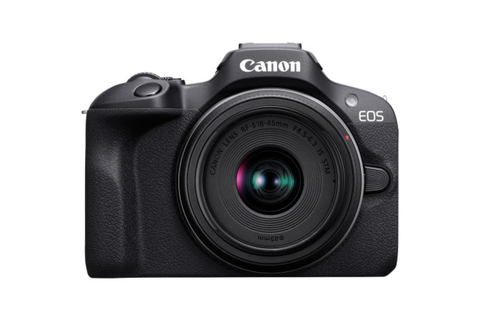 máy ảnh canon eos r100 kèm ống kính rf-s18-45mm is stm