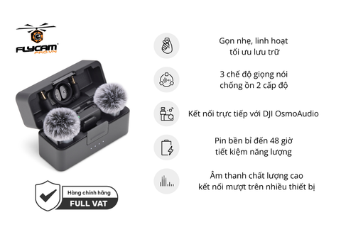 dji mic mini 2 (2tx+1rx+charging case)