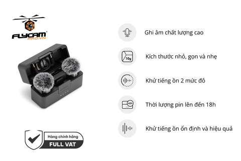 dji mic mini 2s (2tx+1rx+charging case)