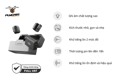 dji mic mini (2 tx + 1 rx + charging case)