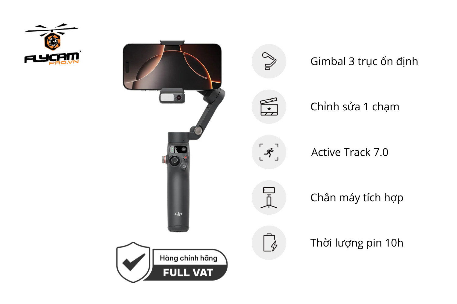 DJI Osmo Mobile 7P DJI Osmo Mobile SE 7P OM6 & OM4 OM5 & OM3 DJI