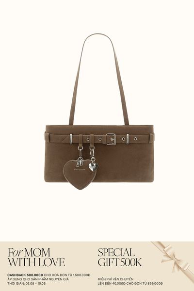 Túi Xách Floralpunk Belt Bag - Suede Teddy