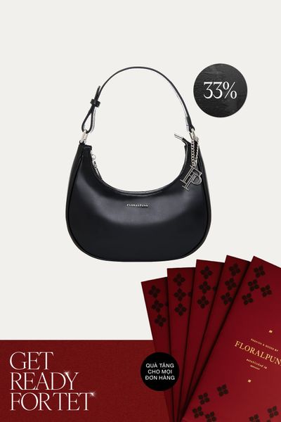 Túi Xách Floralpunk Amar Hobo Bag - Black