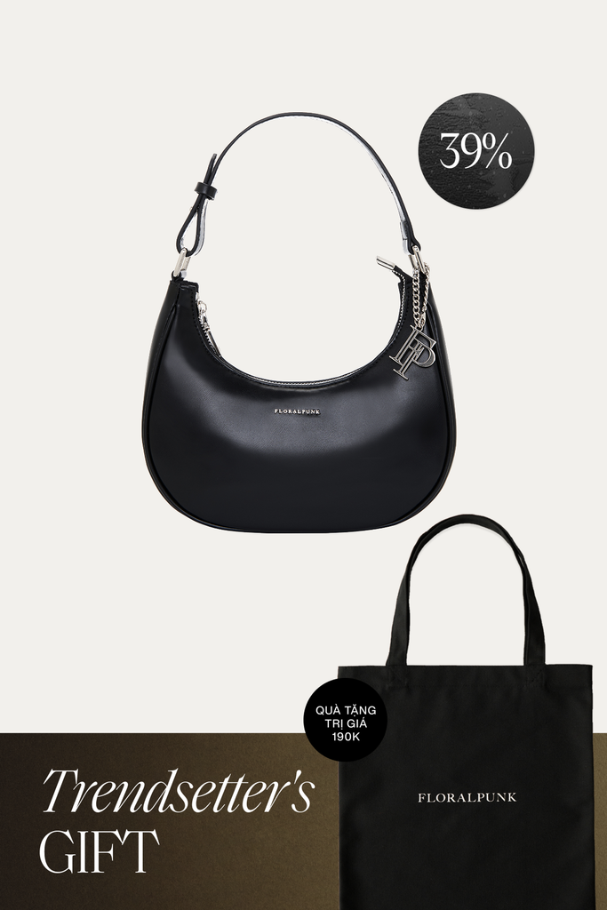 Túi Xách Floralpunk Amar Hobo Bag - Black