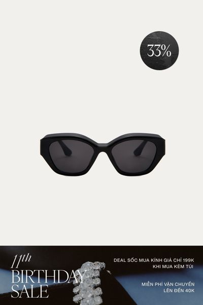 Mắt Kính Floralpunk Arden Sunglasses - Black