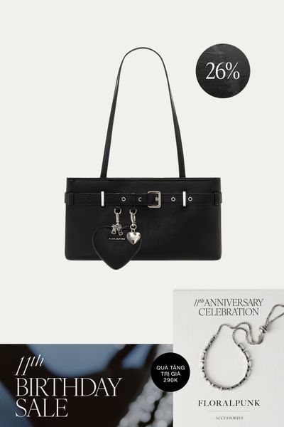 Túi Xách Floralpunk Belt Bag - Black