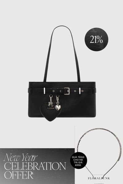 Túi Xách Floralpunk Belt Bag - Black