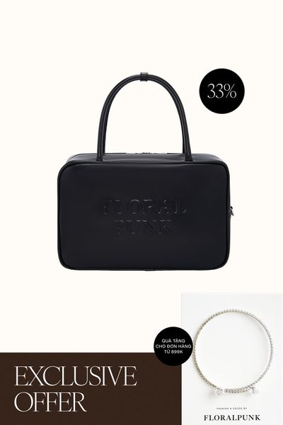 Túi Xách Florapunk Berlin Briefcase Bag - Black