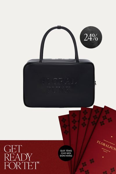 Túi Xách Florapunk Berlin Briefcase Bag - Black