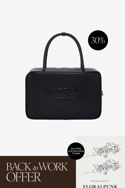 Túi Xách Florapunk Berlin Briefcase Bag - Black
