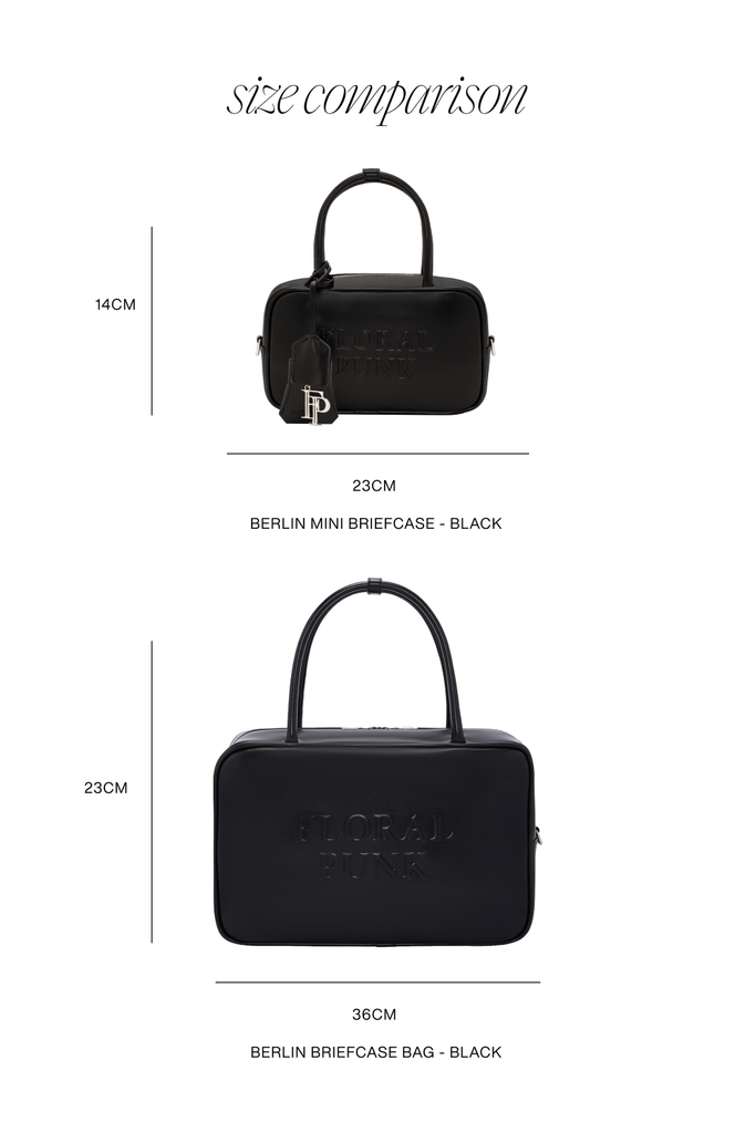 Berlin Mini Briefcase - Black