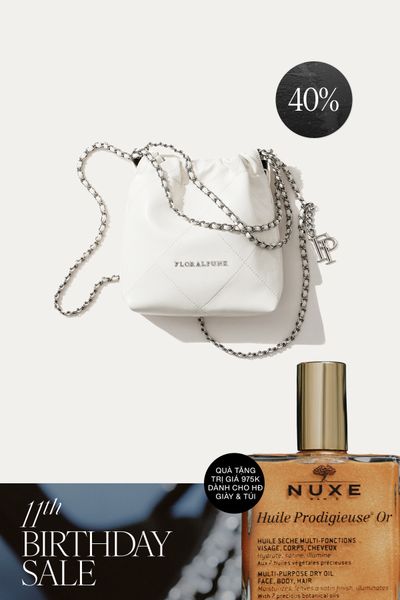 Túi Xách Floralpunk Brooklyn Mini Shopper - White