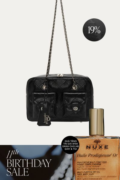 Túi Xách Floralpunk Brooklyn Pocket Box Bag - Black