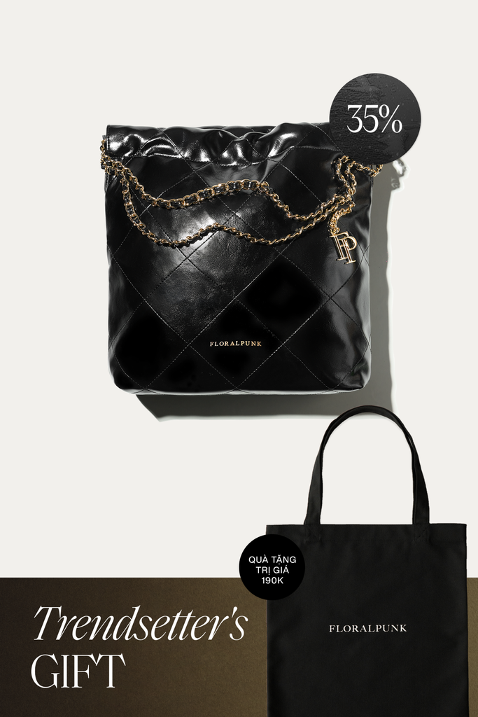 Túi Xách Floralpunk Brooklyn Shopper Quilted - Gold