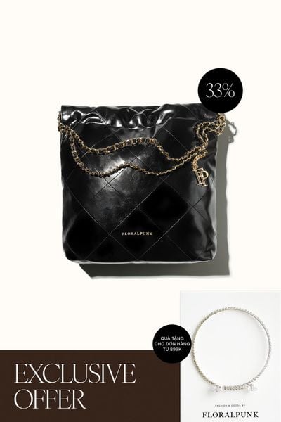 Túi Xách Floralpunk Brooklyn Shopper Quilted - Gold