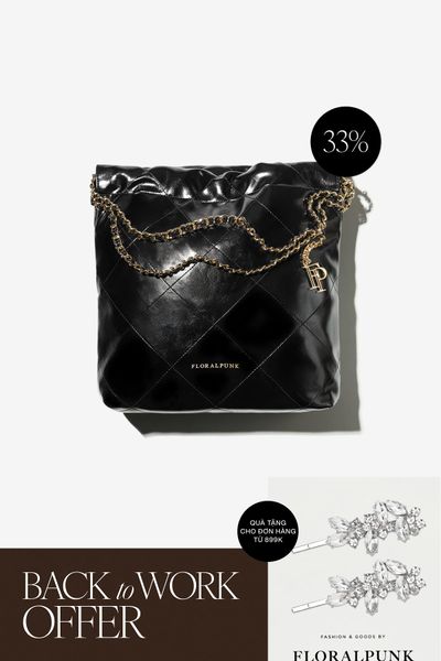 Túi Xách Floralpunk Brooklyn Shopper Quilted - Gold