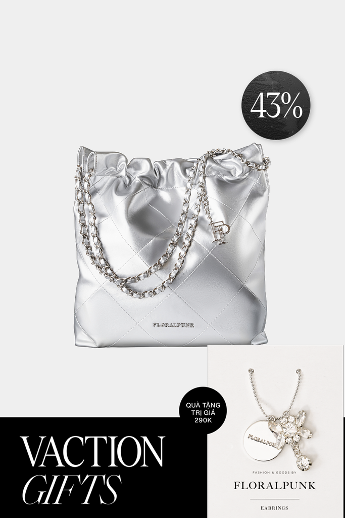 Brooklyn Shopper - Quilted - Silver
