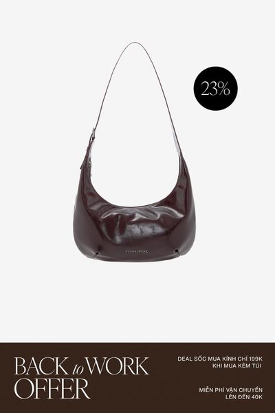 Túi Xách Floralpunk Brooklyn Slouchy Plum