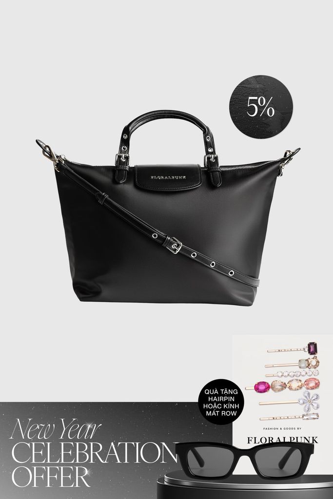 Túi Xách Floralpunk City Shopper Medium - Nylon