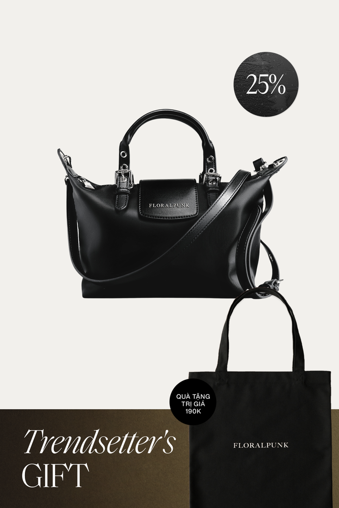 Túi Xách Floralpunk City Shopper Small - Black