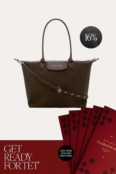 Túi Xách Floralpunk City Tote Bag - Brown