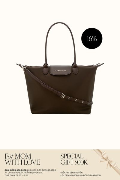 Túi Xách Floralpunk City Tote Bag - Brown