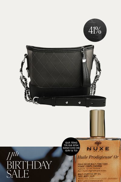 Túi Xách Floralpunk Colette Black Bag