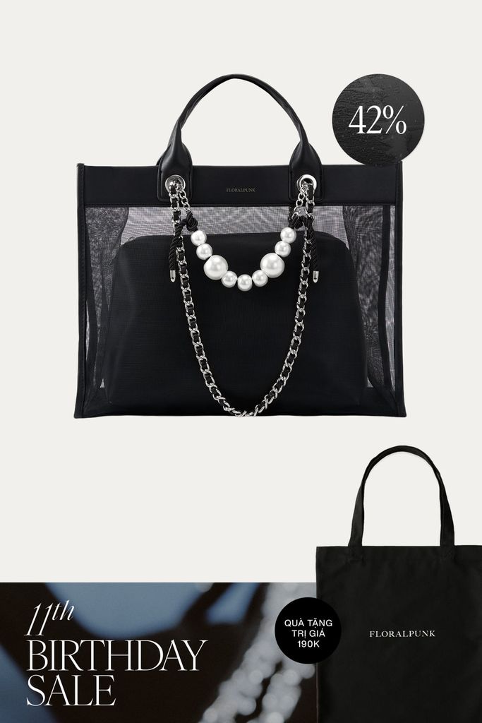 Túi Xách Floralpunk Downtown Shopper - Medium