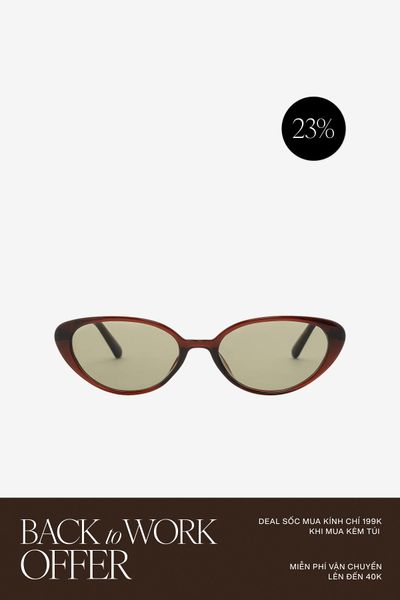 Mắt Kính Floralpunk Hallie Sunglasses - Tea