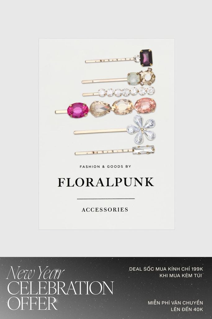 Kẹp Tóc Floralpunk Ines