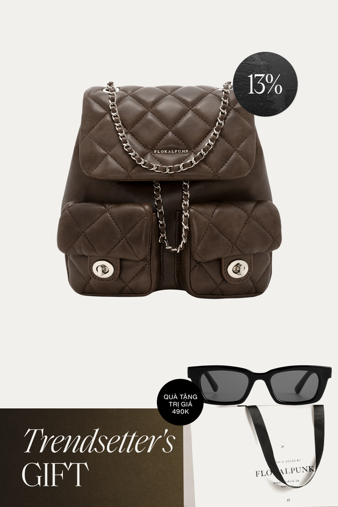 Balo Floralpunk Ivy Chain Backpack - Brown